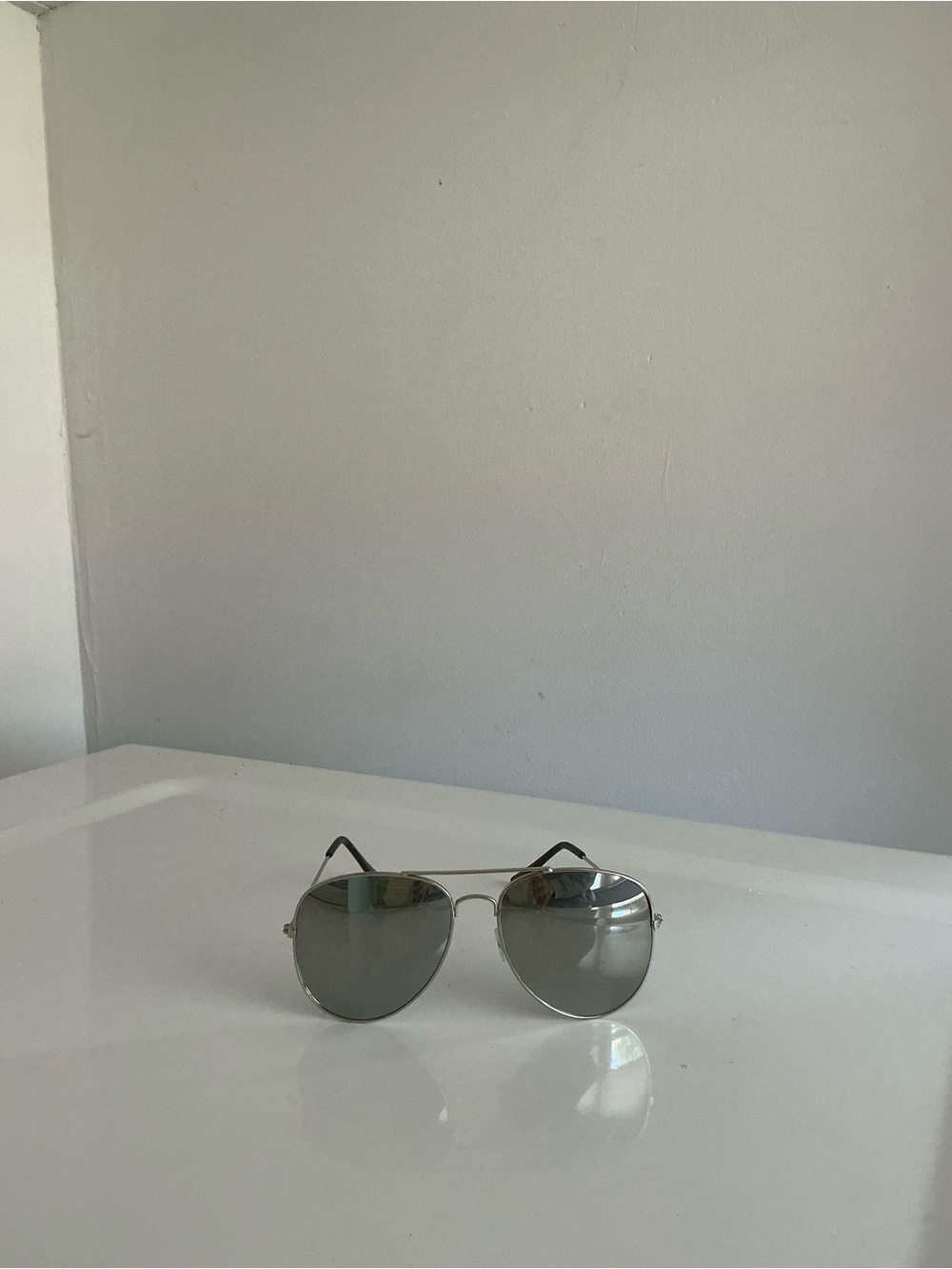 Aviator Men’s Sunglasses in Silver